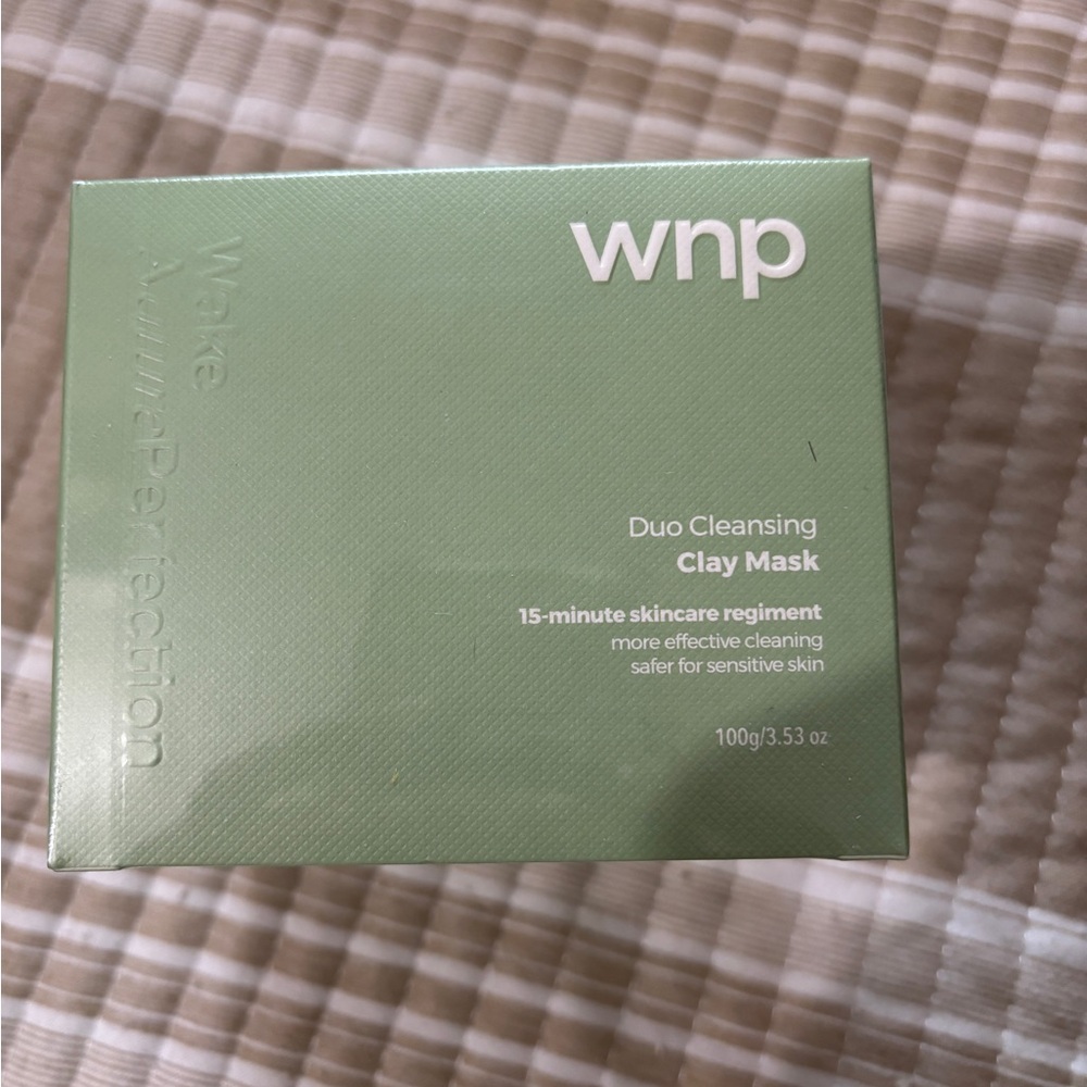 WNP Duo Cleansing Clay Mask Deep cleaning 15 minutes skin care Regiment NWB